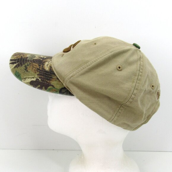 Georgia Bulldogs Embroidered Logo Men's Brown & Camo Adj Strap Back Cap Hat - Picture 3 of 8